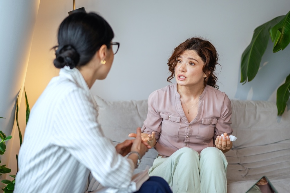 Person undergoing dual diagnosis treatment